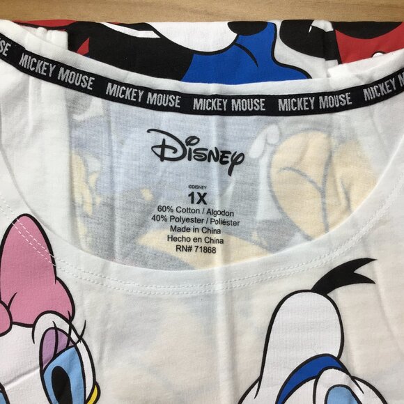 DISNEY MICKEY & FRIENDS Junior Plus Size Sleeveless Top Size 1X, 2X, 3X - Picture 2 of 5